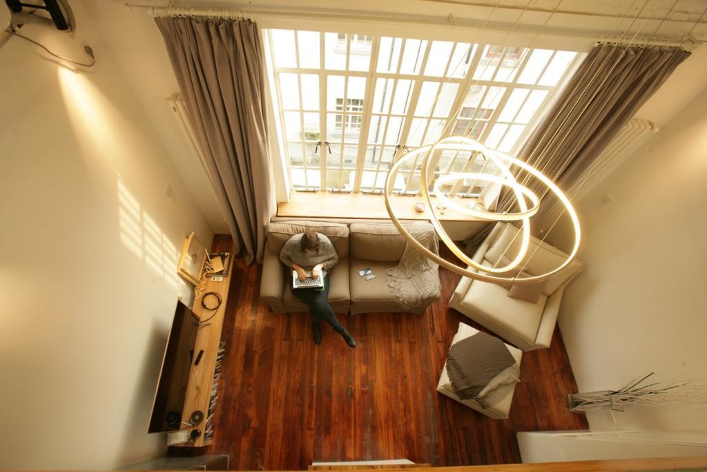 Apartamento Fx78 Loft & Terrace Shanghái Exterior foto