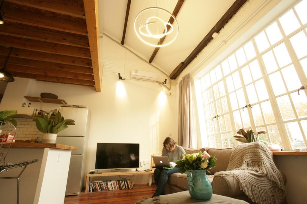 Apartamento Fx78 Loft & Terrace Shanghái Exterior foto