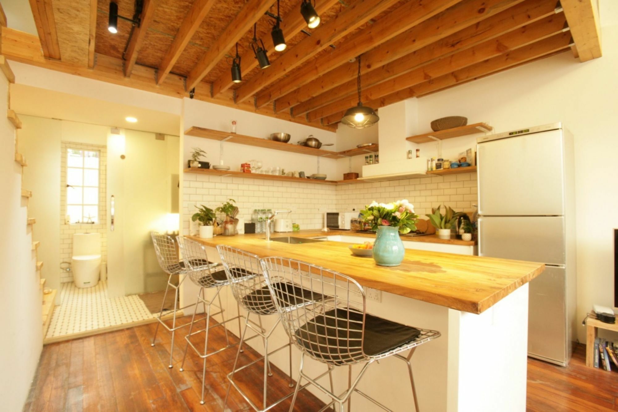 Apartamento Fx78 Loft & Terrace Shanghái Exterior foto